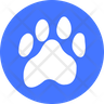 dogs paw icon svg