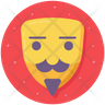 icons for circus masks