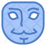 anonymous mask emoji