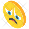 icon for anxious smiley
