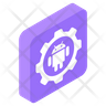 app robot logo