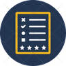 competitor assessment icon