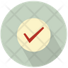 icons for approved circle