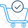 cart approval icon svg