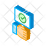 approved sign board icon png