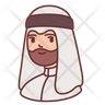 arab man logo