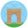 italy monument icon svg