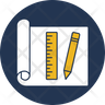 architecture sheet icon png