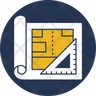architect graph paper icon png