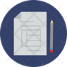 icon for paper and pen
