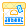 archive pack symbol