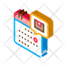 free arrival date icons