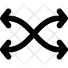 arrow mix icon png