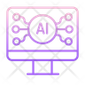 computer artificial intelligence icons