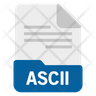 icon for ascii