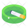 icon for smoking ashtray