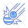 planet collision emoji