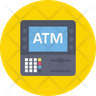 icons for automatic teller machine