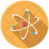 icons of atom brain