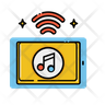 icon audio streaming