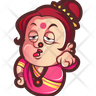 aunty pointing icon png
