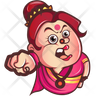 aunty shouting icon png