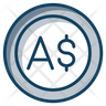 icon for australian money