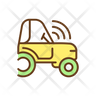 autonomous tractor icon