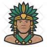 aztec king icon