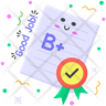 b badge logo