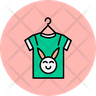 icon for baby clothes