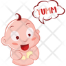 baby eating icon png