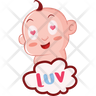 icon for baby love