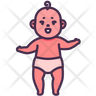icon for baby walking