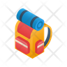 icons for backpack