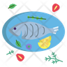 free steamed fish icons