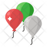 icons for baby balloon