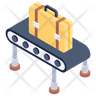 luggage sorting icon