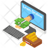 icon for loan money