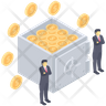 icon for bank safekeeping