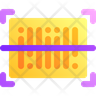 icon orange barcode