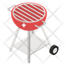 barbecue griller icon svg