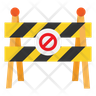 icon for concrete barrier