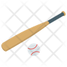 icon for cricket bat ball