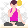 basic breathing pranayama icon download