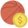 basketball gambling logo