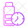 battery charging time icon png