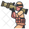 icon bazooka gun