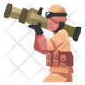 icon bazooka gun