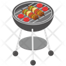 free charcoal grill icons